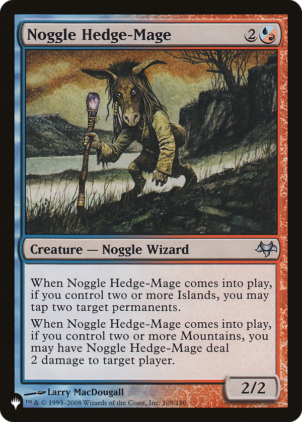 Noggle Hedge-Mage [The List]