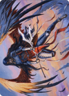 Liesa, Forgotten Archangel // Liesa, Forgotten Archangel (AMID-063) - Midnight Hunt Art Series (Borderless) Foil