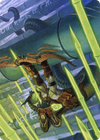 Bamboo Grove Archer // Bamboo Grove Archer (ANEO-020) - Neon Dynasty Art Series (Borderless)