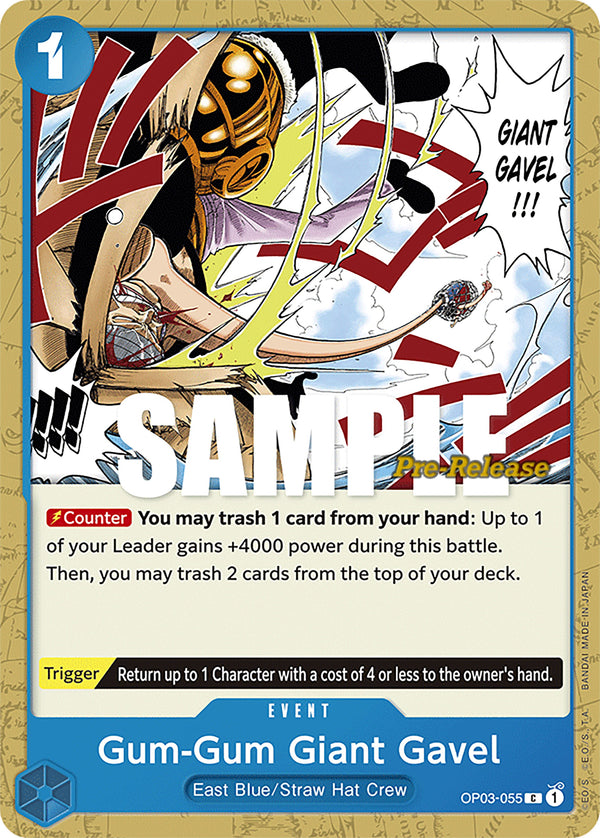 Gum-Gum Giant Gavel [Pillars of Strength Pre-Release Cards]