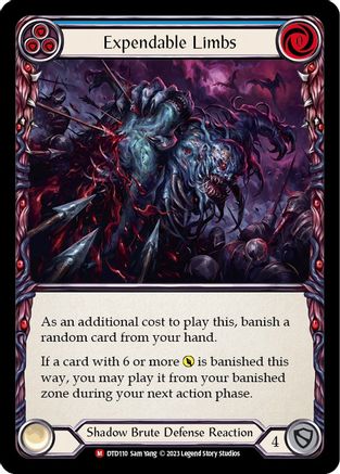 Expendable Limbs [DTD110] (Dusk Till Dawn)  Rainbow Foil