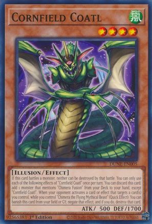 Cornfield Coatl (DUNE-EN005) - Duelist Nexus 1st Edition