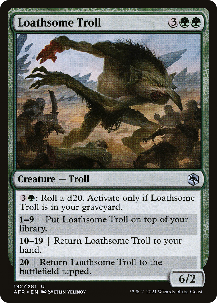 Loathsome Troll [Dungeons & Dragons: Adventures in the Forgotten Realms]