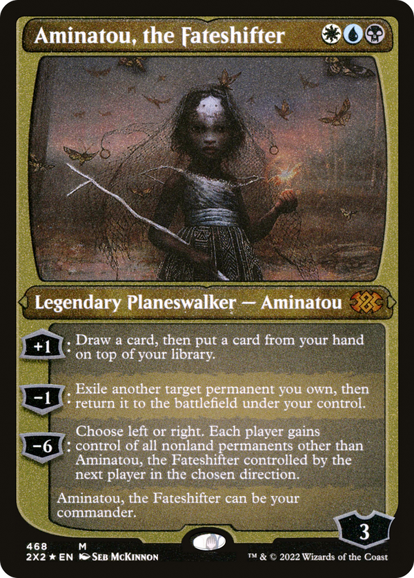 Aminatou, the Fateshifter (Foil Etched) [Double Masters 2022]