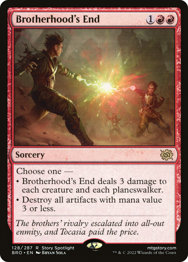 Brotherhood's End [The Brothers' War]
