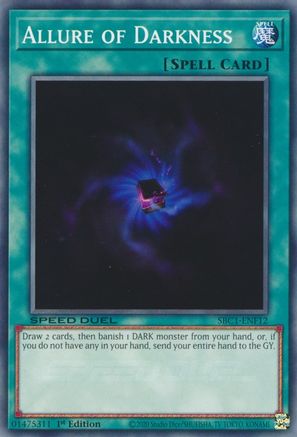 Allure of Darkness (SBC1-ENF12) - Speed Duel: Streets of Battle City 1st Edition