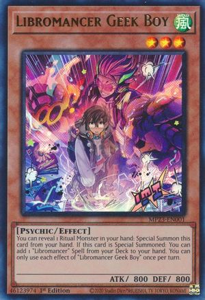 Libromancer Geek Boy (MP23-EN001) - 25th Anniversary Tin: Dueling Heroes Mega Pack 1st Edition