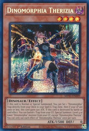 Dinomorphia Therizia (MP23-EN009) - 25th Anniversary Tin: Dueling Heroes Mega Pack 1st Edition