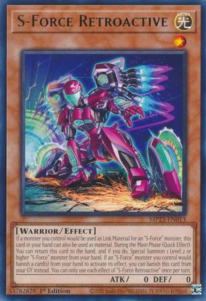 S-Force Retroactive (MP23-EN013) - 25th Anniversary Tin: Dueling Heroes Mega Pack 1st Edition