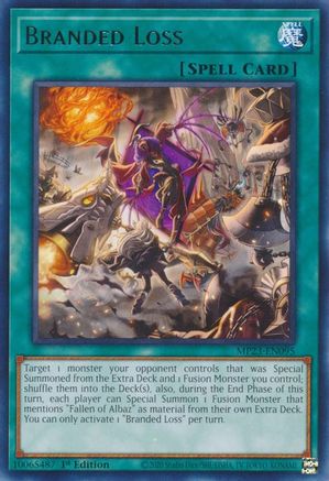 Branded Loss (MP23-EN095) - 25th Anniversary Tin: Dueling Heroes Mega Pack 1st Edition