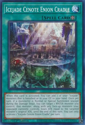 Icejade Cenote Enion Cradle (MP23-EN028) - 25th Anniversary Tin: Dueling Heroes Mega Pack 1st Edition