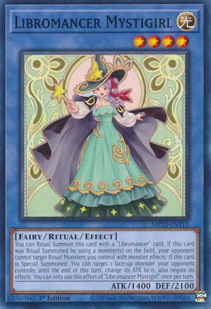 Libromancer Mystigirl (MP23-EN111) - 25th Anniversary Tin: Dueling Heroes Mega Pack 1st Edition