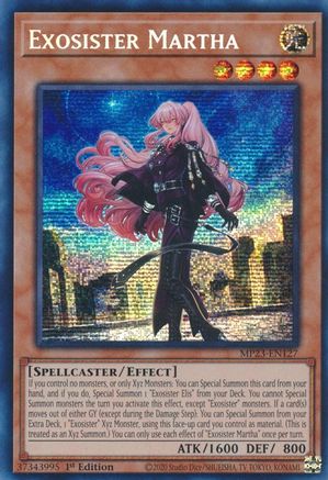 Exosister Martha (MP23-EN127) - 25th Anniversary Tin: Dueling Heroes Mega Pack 1st Edition