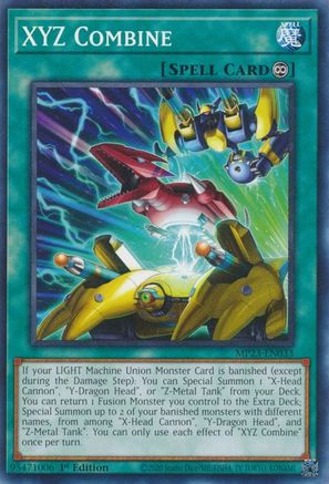 XYZ Combine (MP23-EN033) - 25th Anniversary Tin: Dueling Heroes Mega Pack 1st Edition