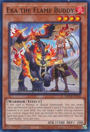 Eka the Flame Buddy (MP23-EN130) - 25th Anniversary Tin: Dueling Heroes Mega Pack 1st Edition