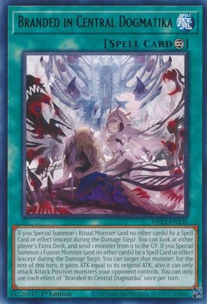 Branded in Central Dogmatika (MP23-EN138) - 25th Anniversary Tin: Dueling Heroes Mega Pack 1st Edition