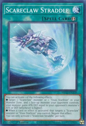 Scareclaw Straddle (MP23-EN139) - 25th Anniversary Tin: Dueling Heroes Mega Pack 1st Edition