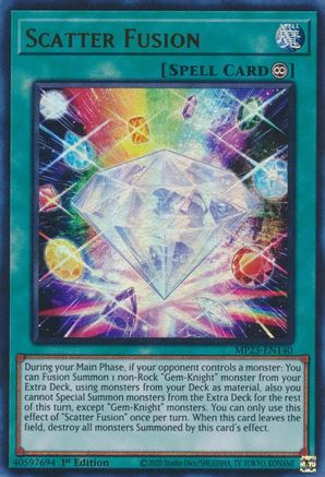 Scatter Fusion (MP23-EN140) - 25th Anniversary Tin: Dueling Heroes Mega Pack 1st Edition