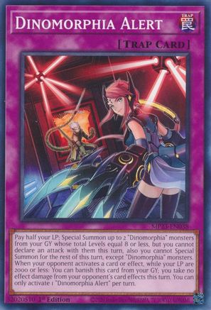 Dinomorphia Alert (MP23-EN038) - 25th Anniversary Tin: Dueling Heroes Mega Pack 1st Edition