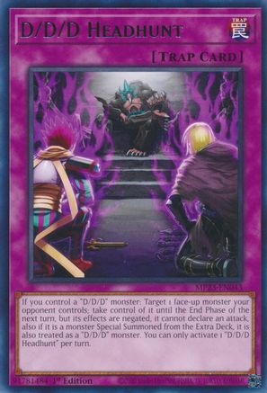D/D/D Headhunt (MP23-EN043) - 25th Anniversary Tin: Dueling Heroes Mega Pack 1st Edition