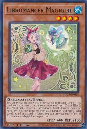 Libromancer Magigirl (MP23-EN044) - 25th Anniversary Tin: Dueling Heroes Mega Pack 1st Edition