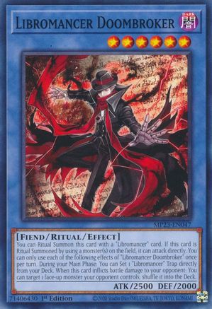 Libromancer Doombroker (MP23-EN047) - 25th Anniversary Tin: Dueling Heroes Mega Pack 1st Edition