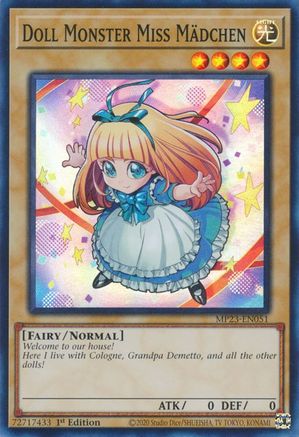 Doll Monster Miss Madchen (MP23-EN051) - 25th Anniversary Tin: Dueling Heroes Mega Pack 1st Edition
