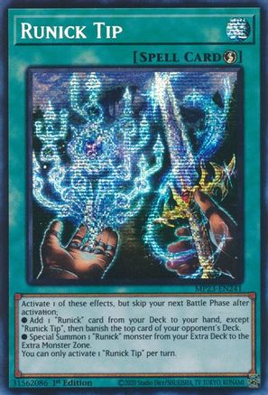Runick Tip (MP23-EN241) - 25th Anniversary Tin: Dueling Heroes Mega Pack 1st Edition