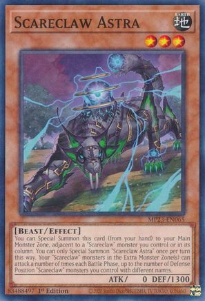 Scareclaw Astra (MP23-EN065) - 25th Anniversary Tin: Dueling Heroes Mega Pack 1st Edition