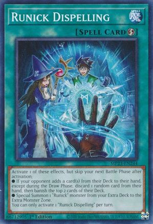 Runick Dispelling (MP23-EN244) - 25th Anniversary Tin: Dueling Heroes Mega Pack 1st Edition