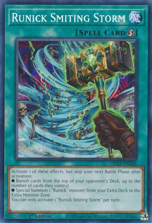 Runick Smiting Storm (MP23-EN248) - 25th Anniversary Tin: Dueling Heroes Mega Pack 1st Edition