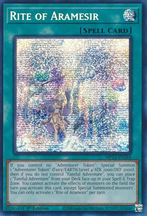 Rite of Aramesir (MP23-EN264) - 25th Anniversary Tin: Dueling Heroes Mega Pack 1st Edition