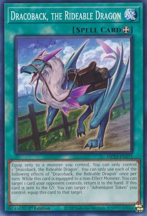 Dracoback, the Rideable Dragon (MP23-EN271) - 25th Anniversary Tin: Dueling Heroes Mega Pack 1st Edition