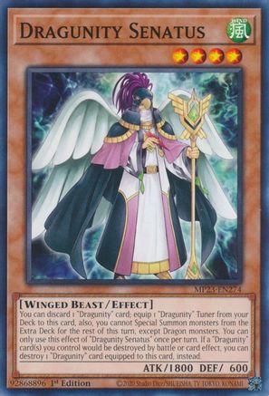 Dragunity Senatus (MP23-EN274) - 25th Anniversary Tin: Dueling Heroes Mega Pack 1st Edition