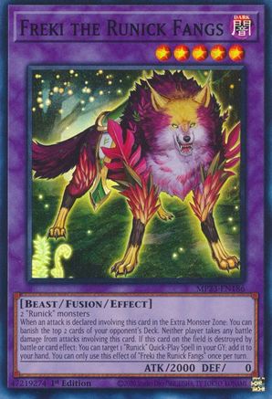 Freki the Runick Fangs (MP23-EN186) - 25th Anniversary Tin: Dueling Heroes Mega Pack 1st Edition