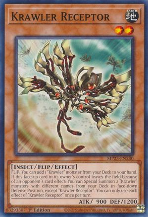 Krawler Receptor (MP23-EN280) - 25th Anniversary Tin: Dueling Heroes Mega Pack 1st Edition