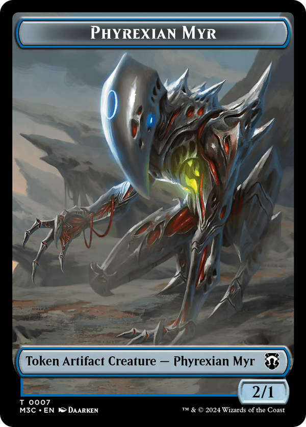 Phyrexian Myr (TM3C-007) - Modern Horizons 3 Commander Tokens Foil