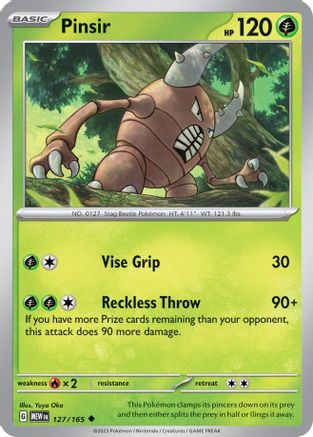 Pinsir (127/165) [Scarlet & Violet 151]