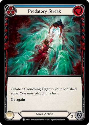 Predatory Streak (Blue) [TCC101] (Round the Table: TCC x LSS)