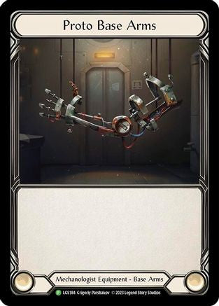 Proto Base Arms - LGS184 (LGS184) - Flesh and Blood: Promo Cards Cold Foil
