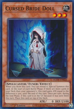 Cursed Bride Doll (AGOV-EN026) - Age of Overlord 1st Edition