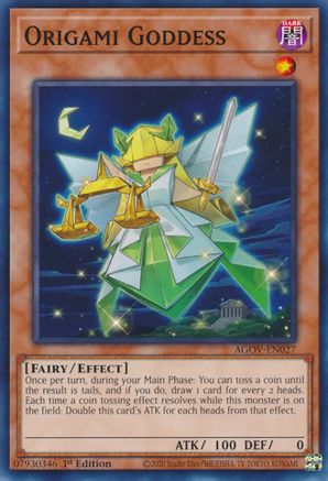 Origami Goddess (AGOV-EN027) - Age of Overlord 1st Edition