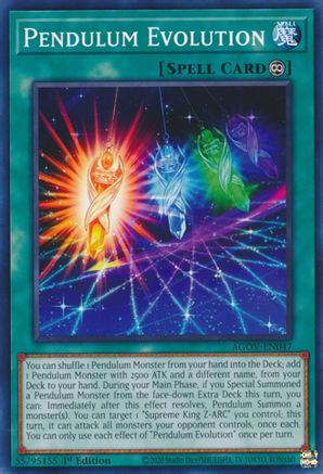 Pendulum Evolution (AGOV-EN047) - Age of Overlord 1st Edition