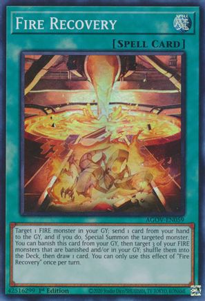 Fire Recovery (AGOV-EN059) - Age of Overlord 1st Edition