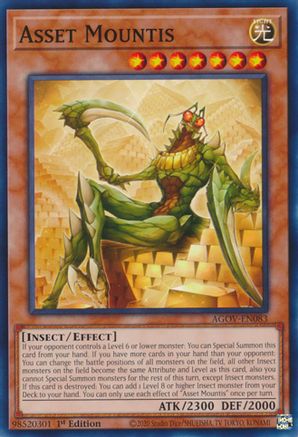 Asset Mountis (AGOV-EN083) - Age of Overlord 1st Edition