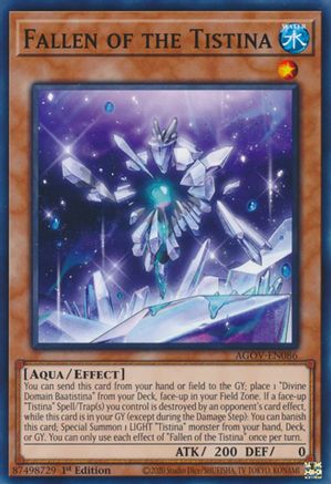 Fallen of the Tistina (AGOV-EN086) - Age of Overlord 1st Edition