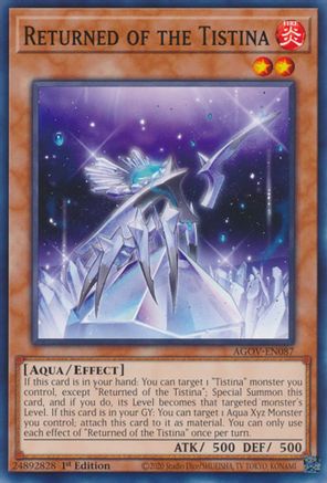 Returned of the Tistina (AGOV-EN087) - Age of Overlord 1st Edition