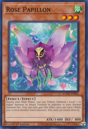 Rose Papillon (AGOV-EN093) - Age of Overlord 1st Edition