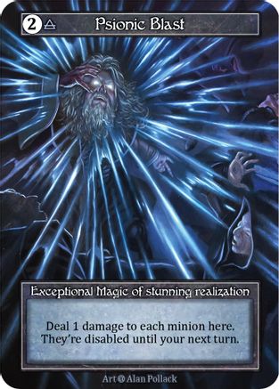 Psionic Blast (Foil)  - Alpha Foil