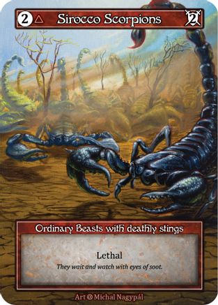 Sirocco Scorpions (Foil)  - Alpha Foil